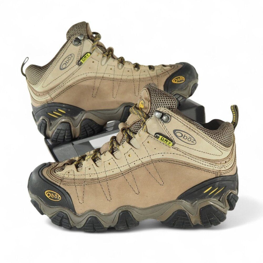 Oboz Bridger Mid‎ Outdoor Waterproof Hiking Boots Women's 8 Brown